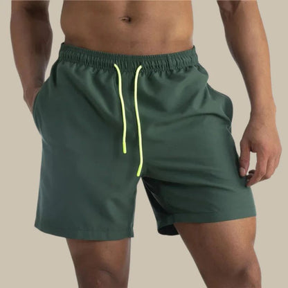 Mik Men's Swim Shorts Quick Dry Lightweight Water Repellent Elastic Waistband For Beach And Pool Enthusiasts