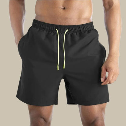 Mik Men's Swim Shorts Quick Dry Lightweight Water Repellent Elastic Waistband For Beach And Pool Enthusiasts