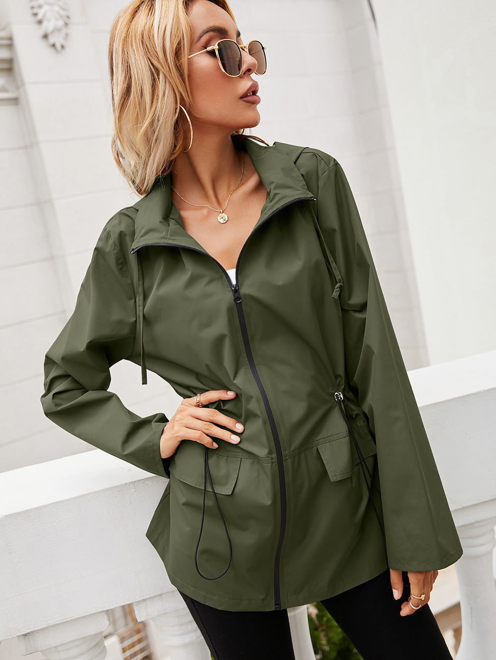 Waterproof jacket for women