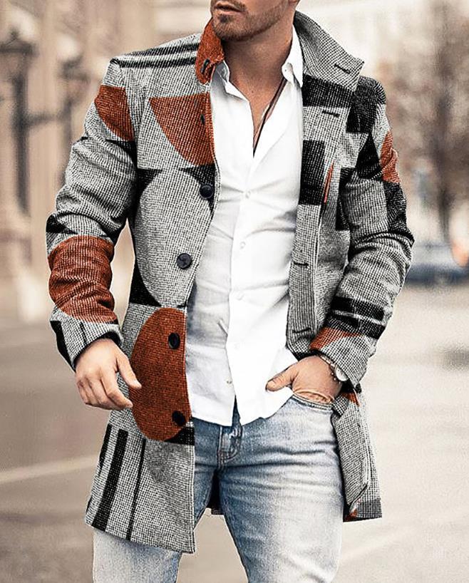 Andrew | Long Coat for Men — Modern Elegance & Urban Style