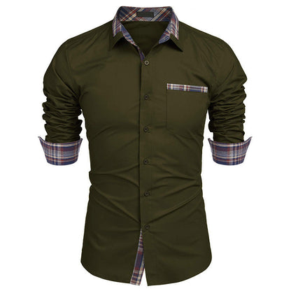 Jeff Long Sleeve Shirt For Men Autumn Winter Warmth And All Day Stylish Comfort In Premium Knit