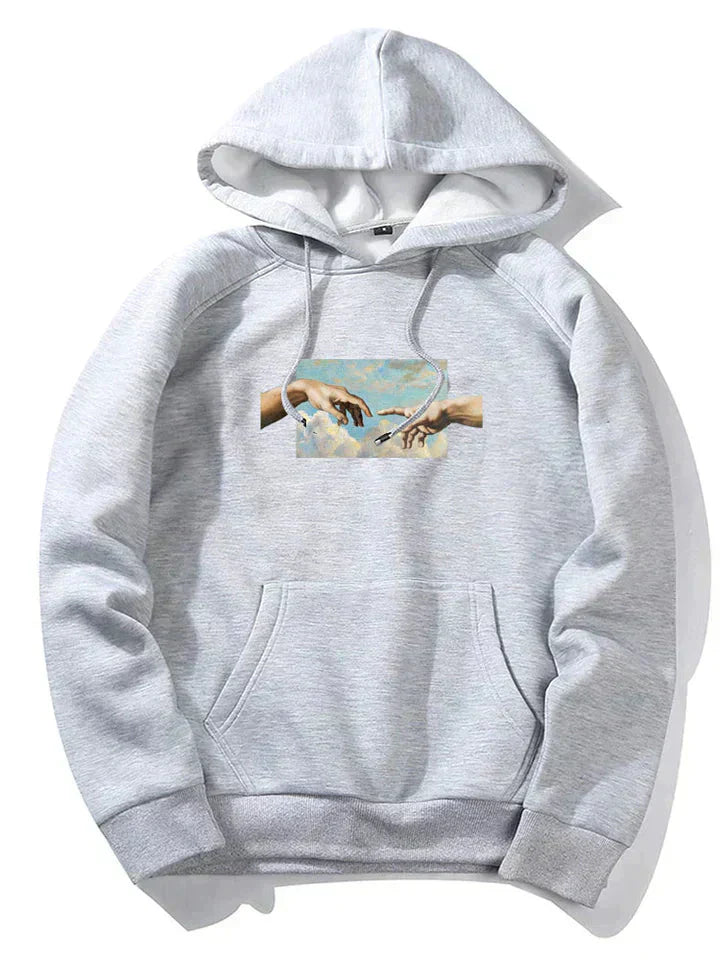 Benjamin Graphic Art Hoodie For Men By TrendAura Soft Cozy Warm Fleece Everyday Athleisure Sweatshirt