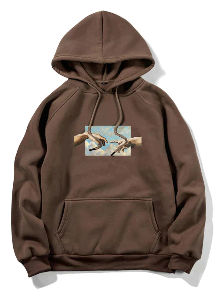 Benjamin Graphic Art Hoodie For Men By TrendAura Soft Cozy Warm Fleece Everyday Athleisure Sweatshirt