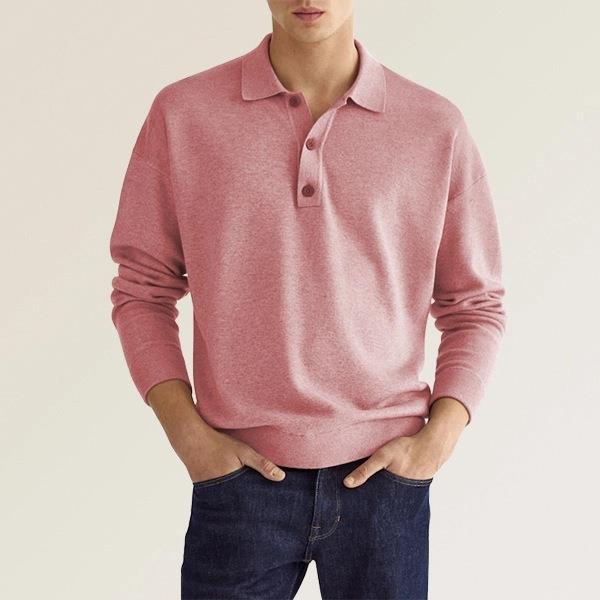 TrendAura | Polo - Long sleeve polo for men