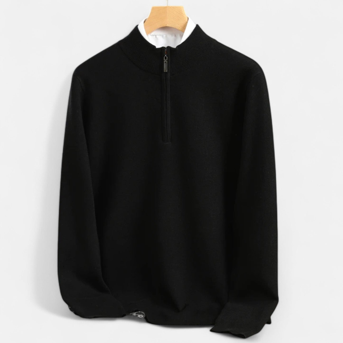 Ancient World | Men's Half-Zip Merino Wool Premium Sweater