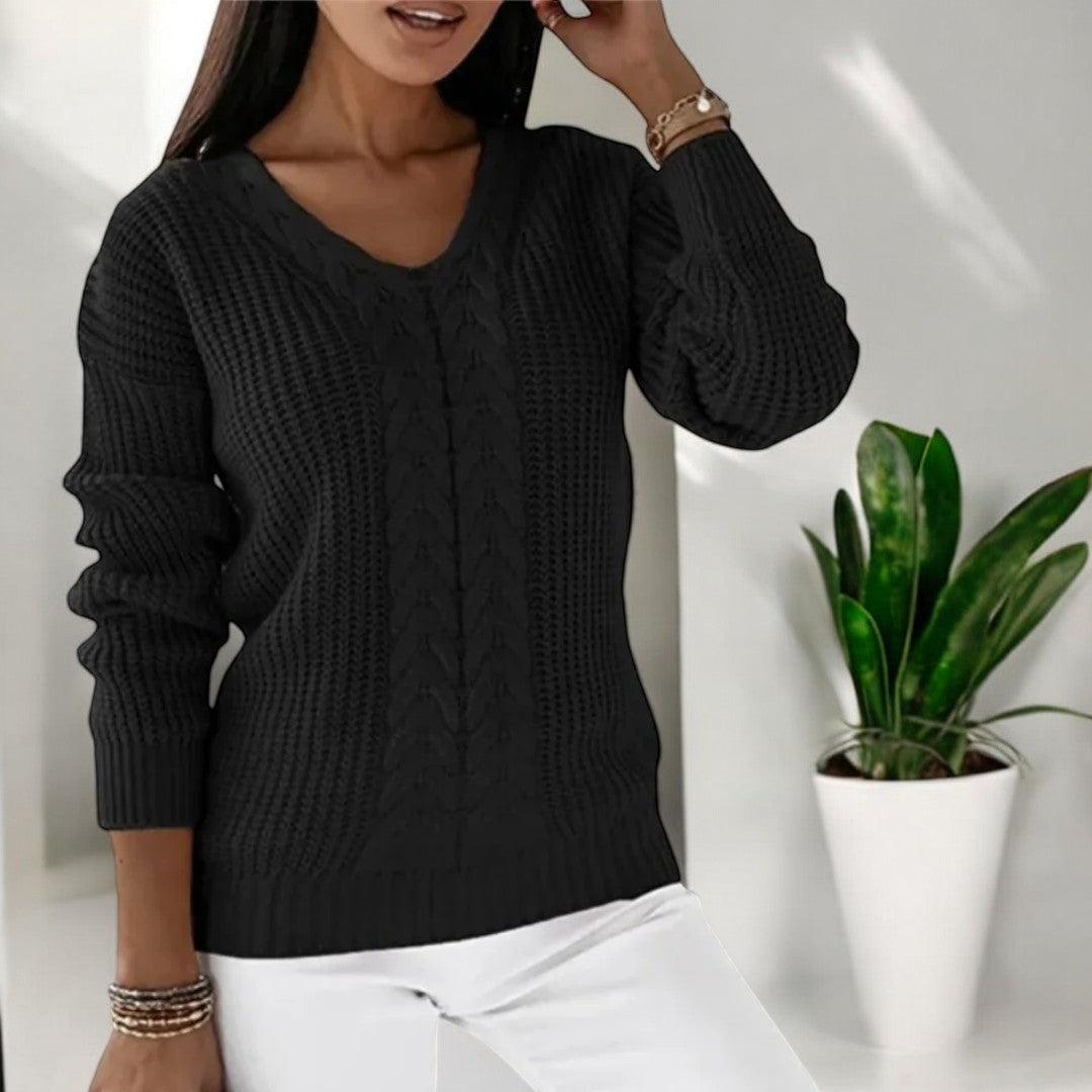 Mila Stylish Knit Sweater For Women With Cozy Comfort And Timeless Elegance Everyday Office Ready