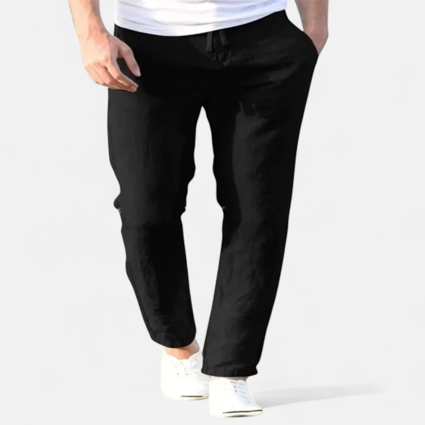 Ancienne Monde | Linen Drawstring Pants for Men – Breathable Comfort for Summer