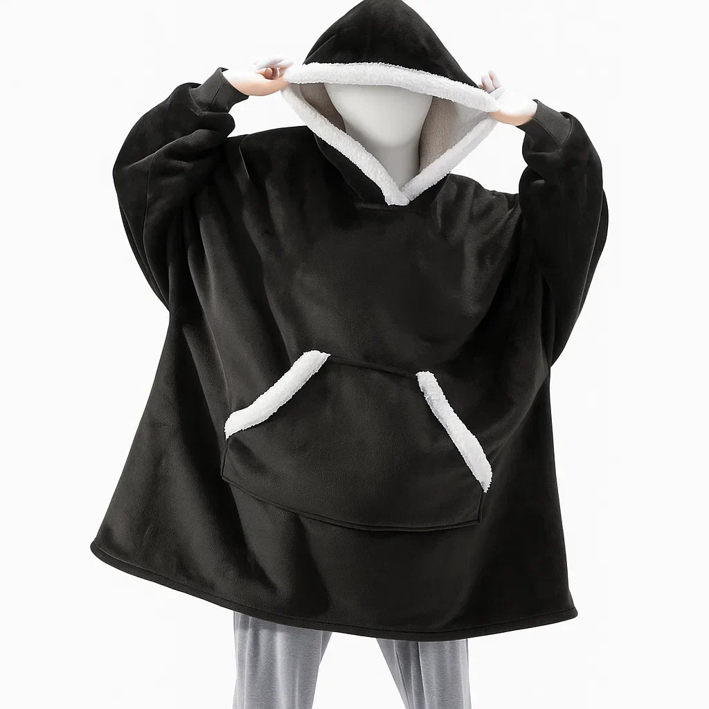 Unisex Plaid Oversized Hoodie | Comfy