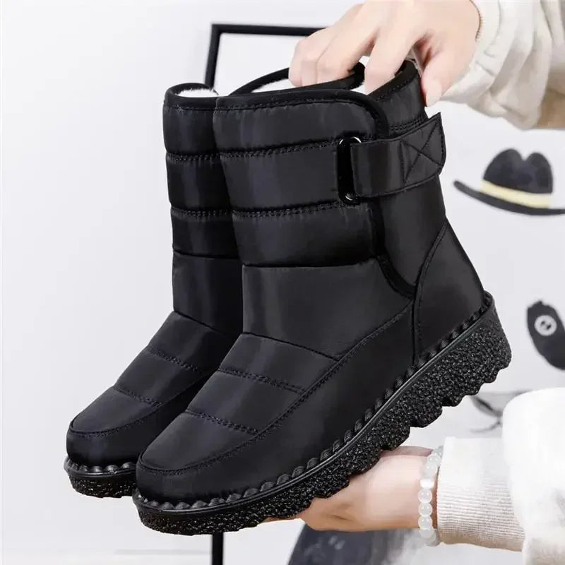 Women's Outdoor Boots with Waterproof Design and Durable Sole