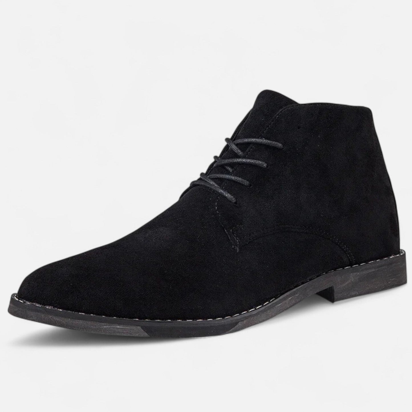 TrendAura | Men’s Suede Lace-Up Ankle Boots