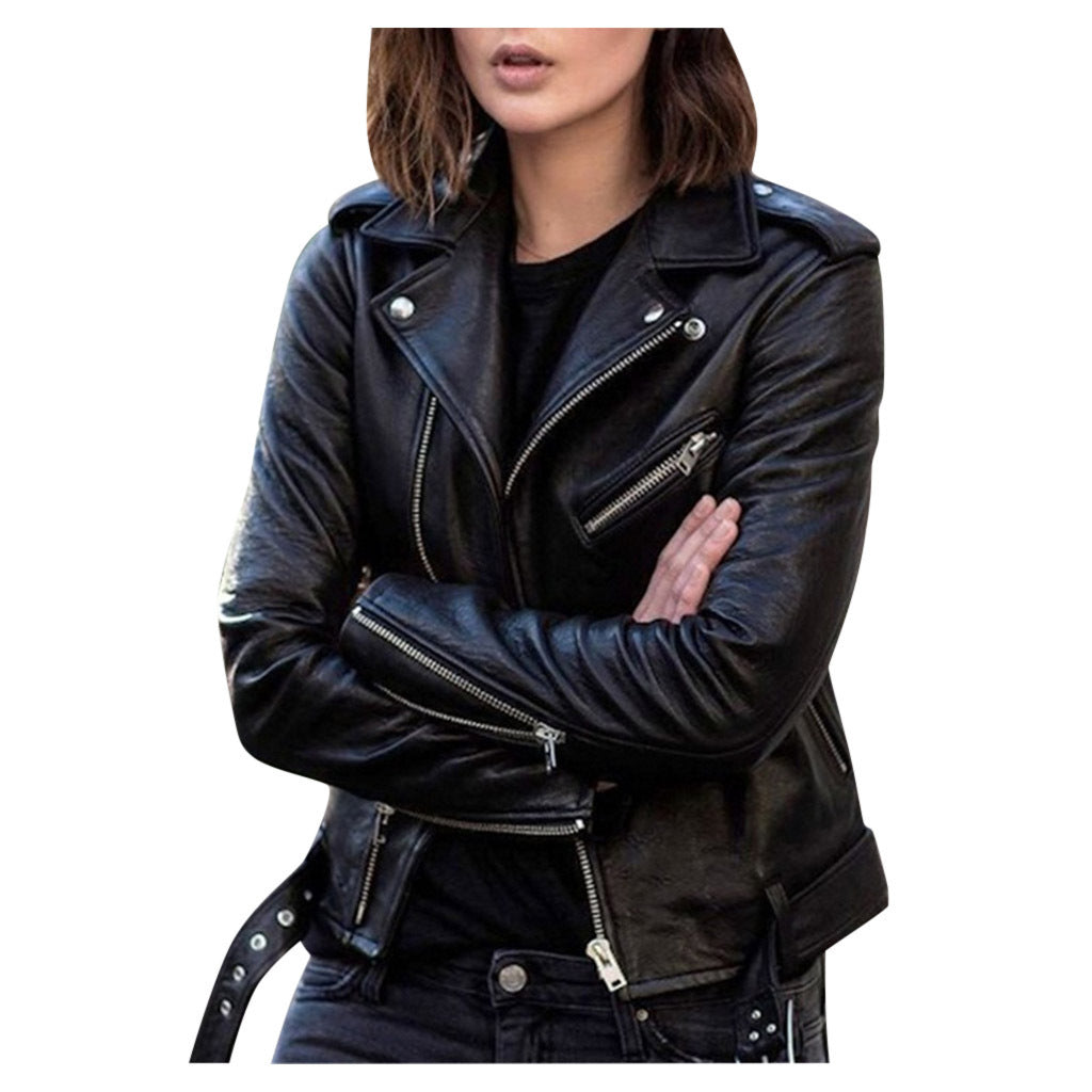 Women's Zipper Jacket | Biker Style