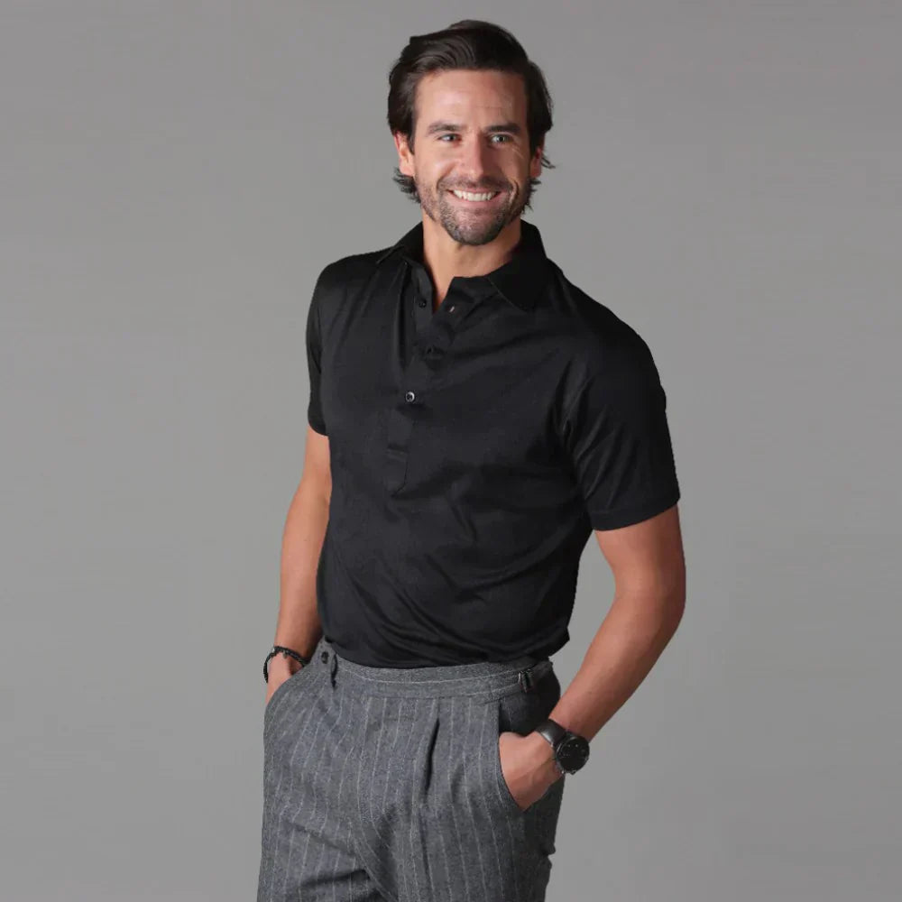 Rico | Stiff Collar Polo Shirt Men for Modern Style and Comfort