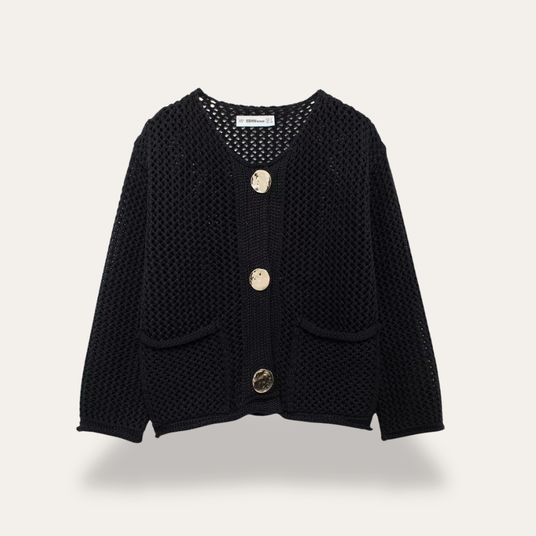 Kanta Chunky Knit Cardigan For Women With Buttons Cozy Stylish Everyday Essential