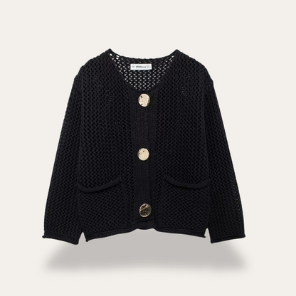 Kanta Chunky Knit Cardigan For Women With Buttons Cozy Stylish Everyday Essential