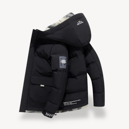 Men's Puffer Jacket Insulated Warmth With Structured Silhouette For Urban Men Everyday Winter Outings