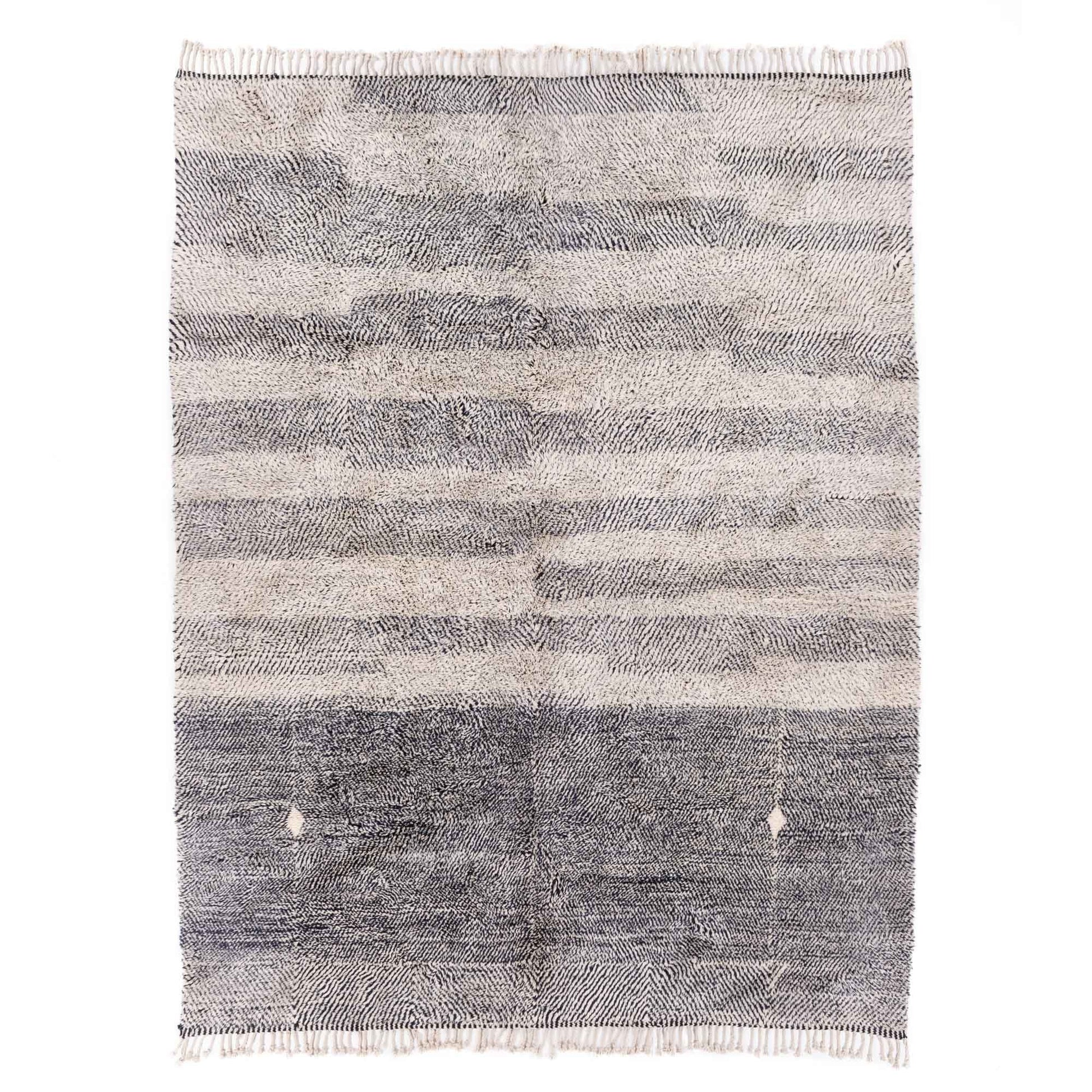 Blue Diamond - Luxury Shag Moroccan Rug - TrendAura
