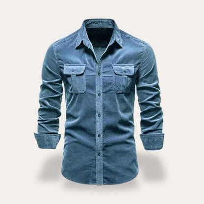 Munna Corduroy Shirt For Men Classic Fit Premium Quality Timeless Style For Office To Evening Wear