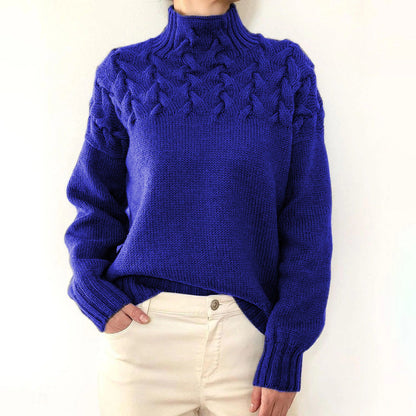 Milly Knitted Turtleneck Sweater For Women Warm Cozy Durable Soft Yarn Winter Fashion Essential For Stylish Everyday