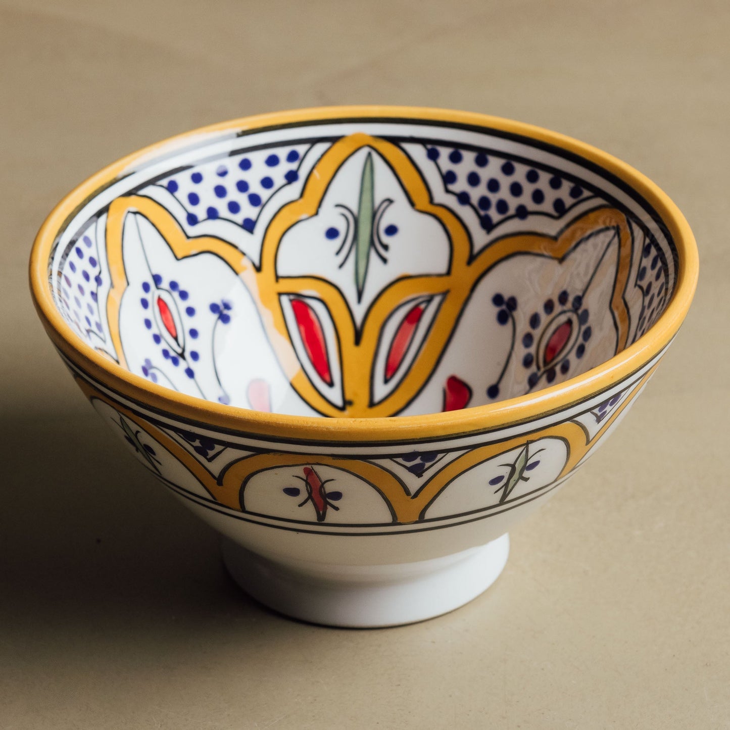 Fez Mustard Bowl - Moroccan Dinnerware - TrendAura