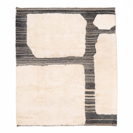 Glitch - Luxury Shag Moroccan Rug - TrendAura
