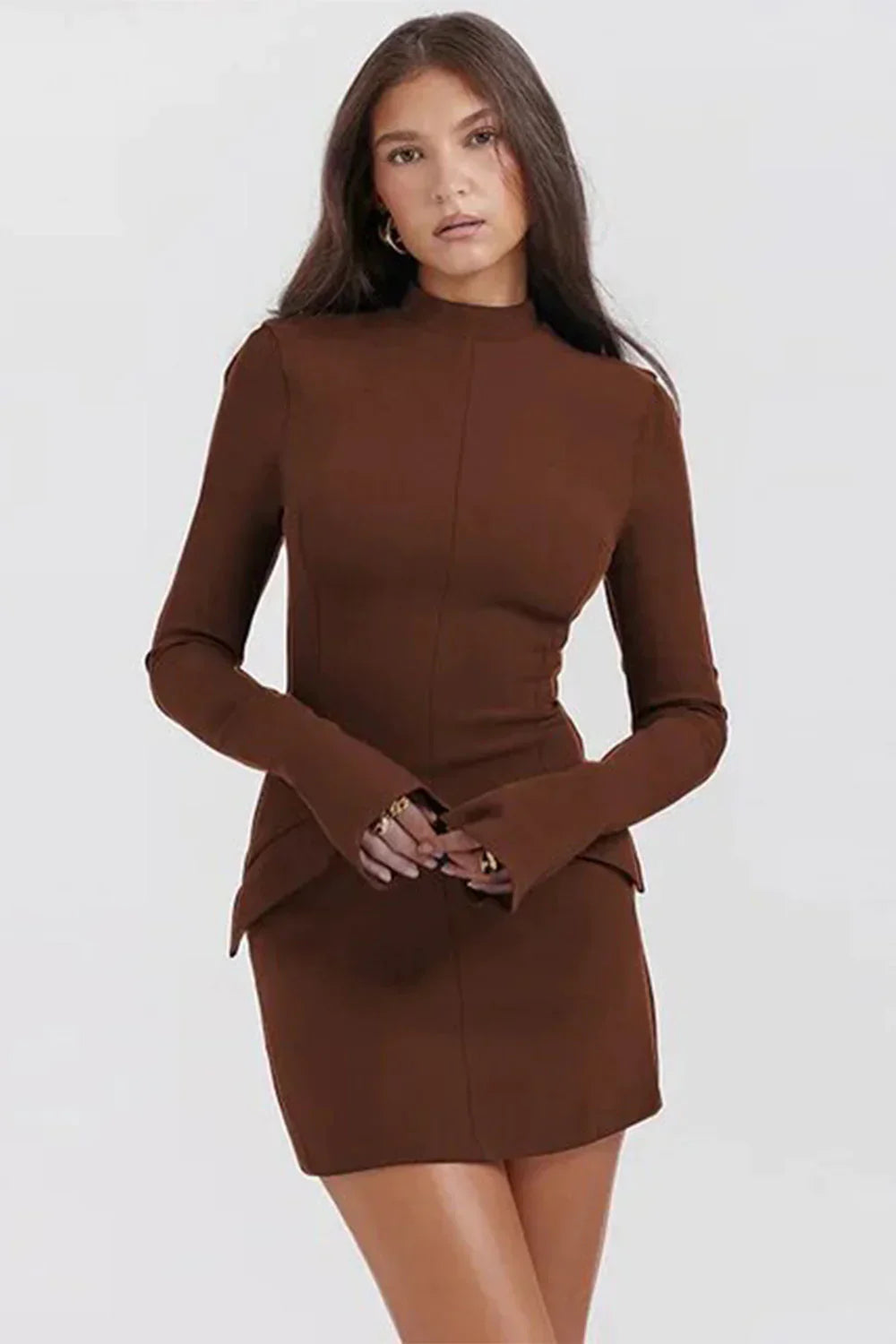 Mini Marine Cargo Dress With Discreet Pockets Luxurious Sophisticated Everyday Wear For Women