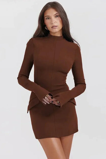 Mini Marine Cargo Dress With Discreet Pockets Luxurious Sophisticated Everyday Wear For Women