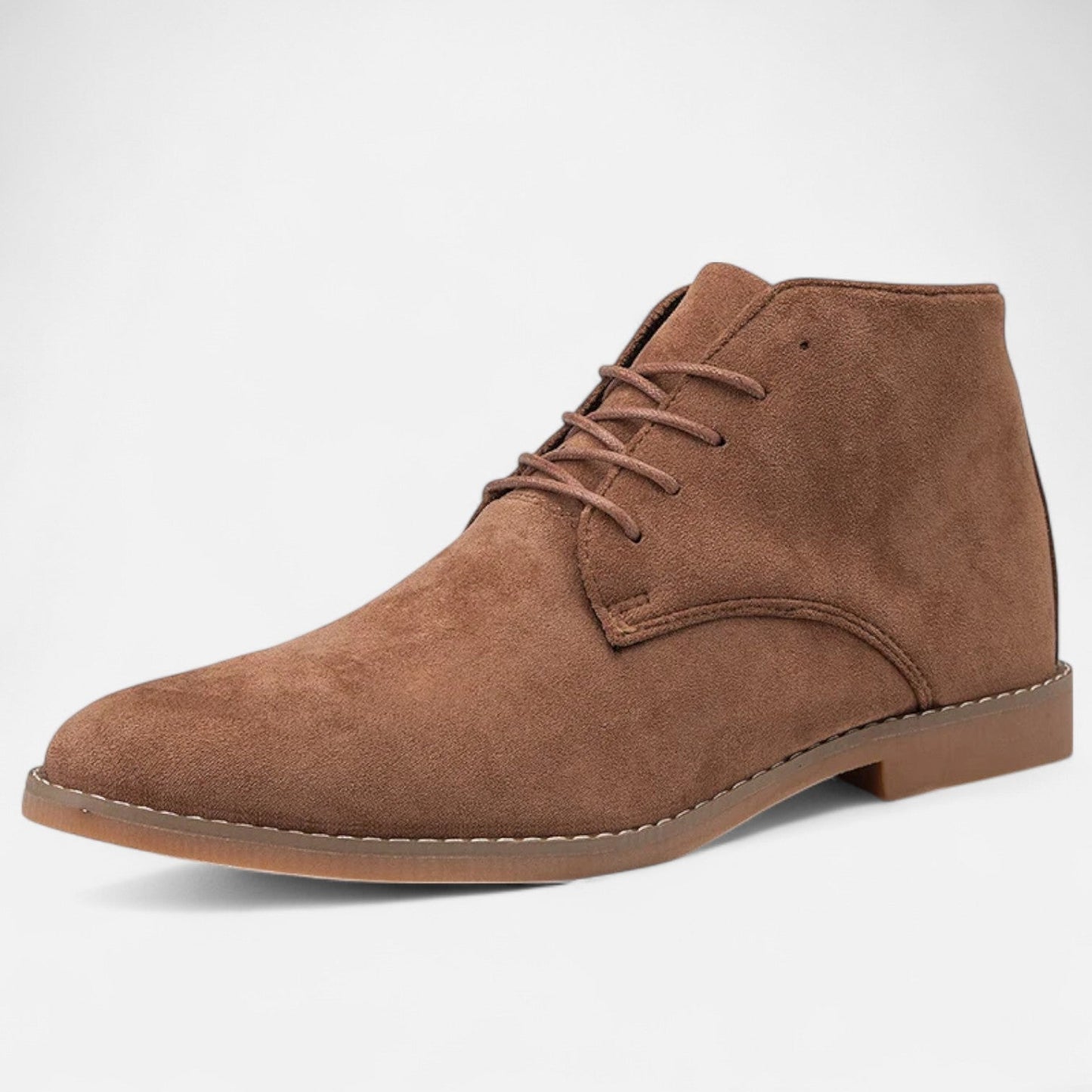 TrendAura | Men’s Suede Lace-Up Ankle Boots
