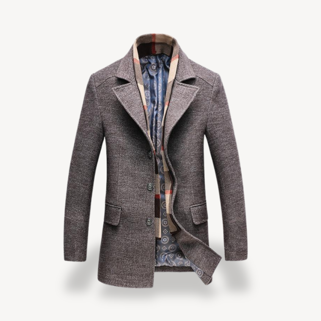 Men's Trench Coat Timeless Structured Fit For Modern Professionals Versatile Outerwear