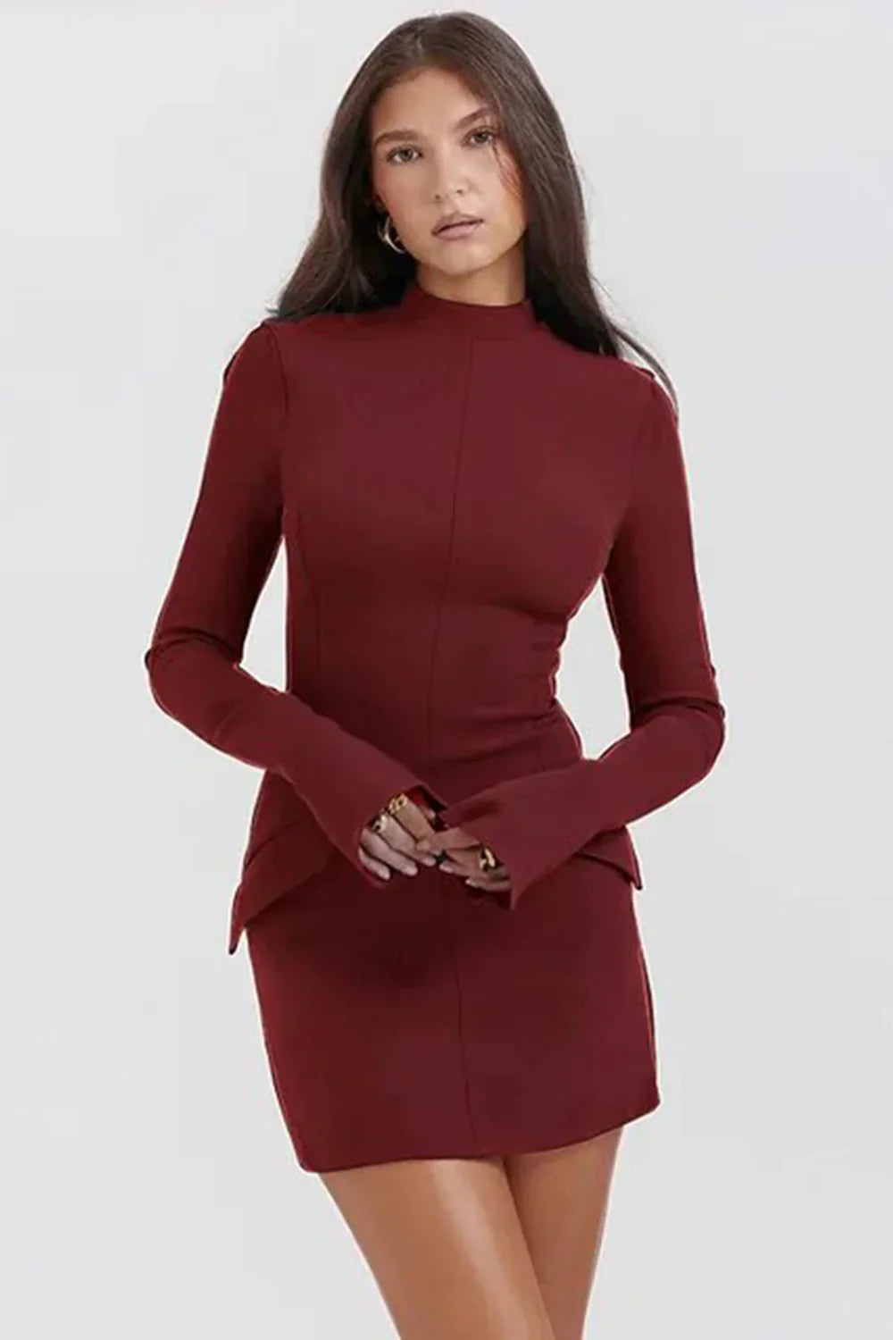 Mini Marine Cargo Dress With Discreet Pockets Luxurious Sophisticated Everyday Wear For Women