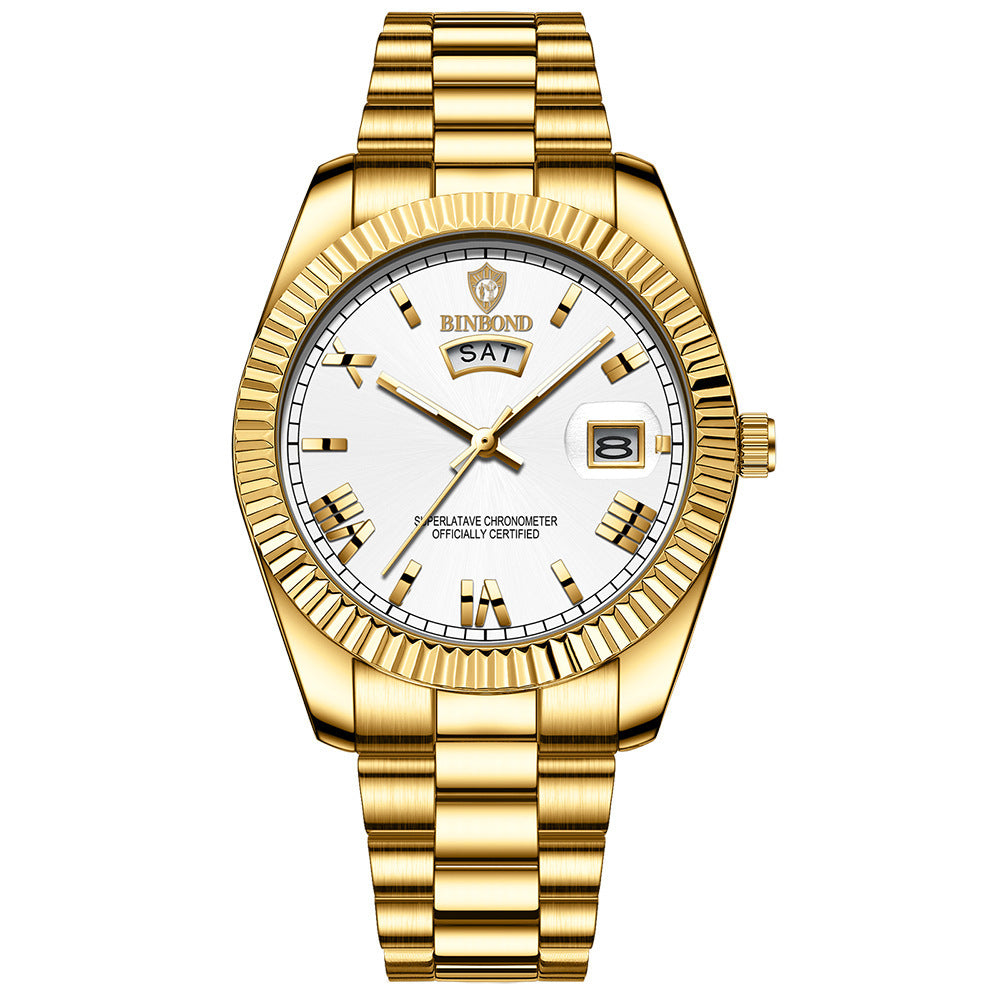 Mens Luxury Quartz Watch Elegant Analog Dress For Business Professionals Timeless Versatile