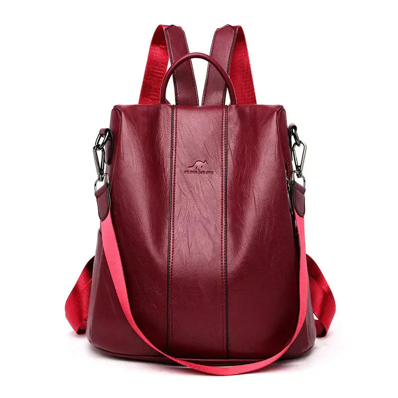 Léna Vegan Leather Convertible Backpack For Active Women Elegant And Practical Versatile Design