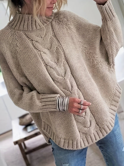 Mila Comfortable Knitted Sweater For Women Classic Design All Season Cozy Knitwear