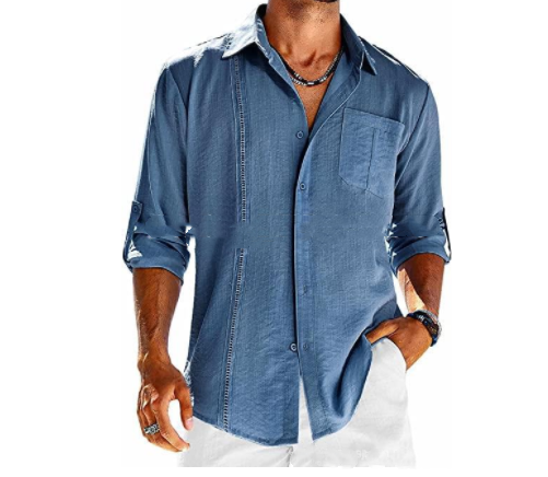 Donato - Long sleeve casual shirt top