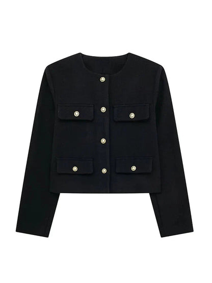 Willow | Short Jacket with Pockets for Women — Elegance & Refined Finish