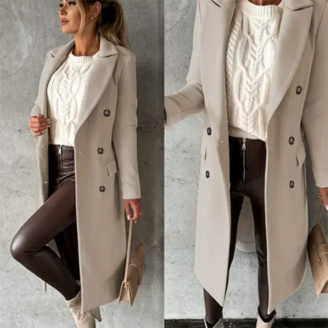 Eloura-Moda | Women’s Warm Winter Trench Coat