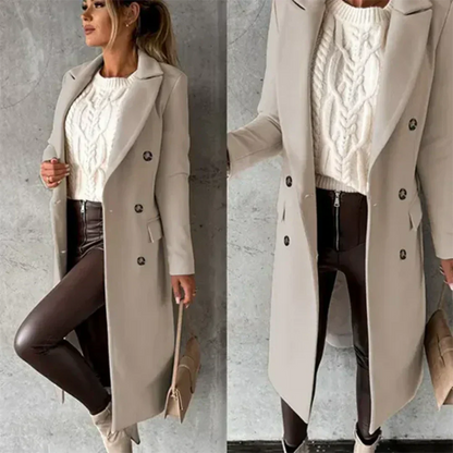 Eloura-Moda | Women’s Warm Winter Trench Coat