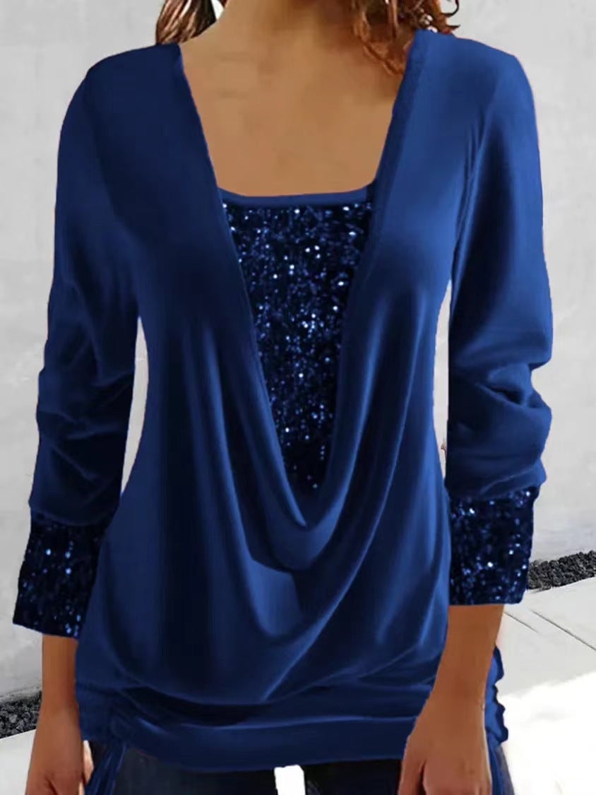Beatrix | Elegant Blouse for Women with Sequins and Glitter