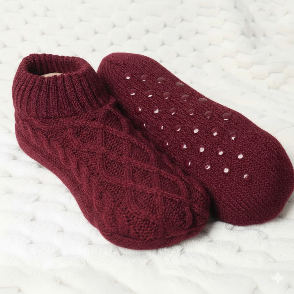 Soft Sole Floor Socks Unisex Non Slip Warm Indoor Slippers For Cozy Home Comfort