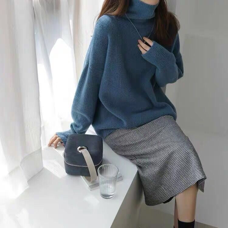 Casual turtleneck sweater