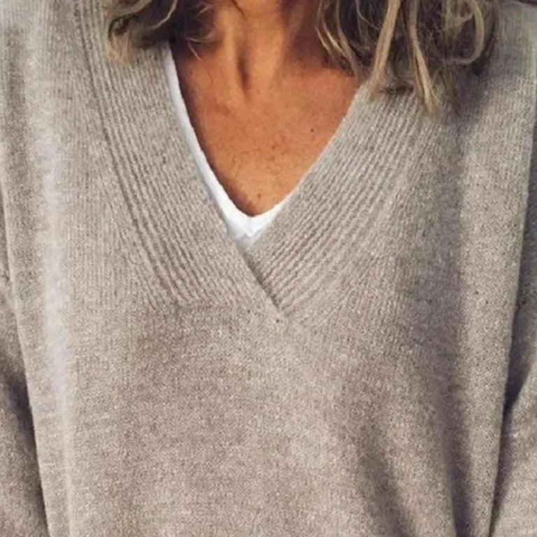 Stella Cashmere V-Neck Pullover
