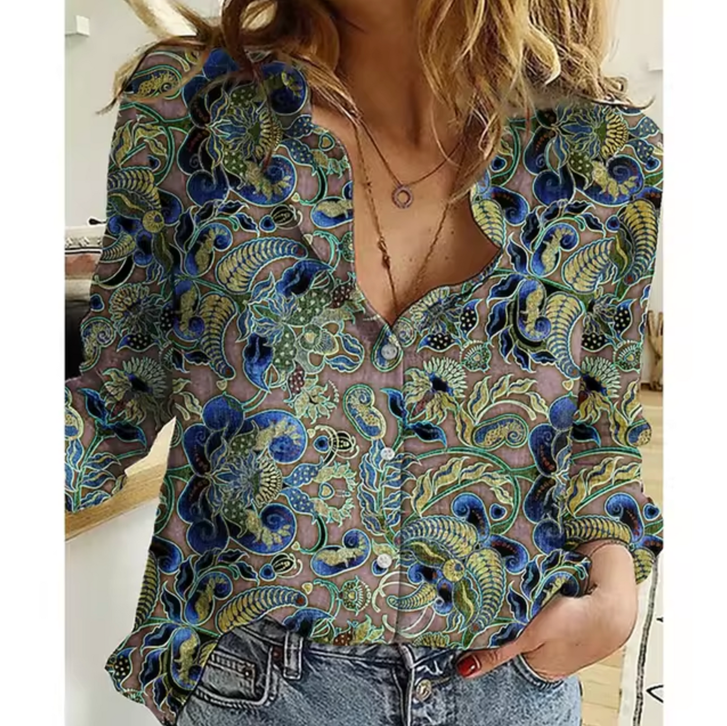 Freesia – Floral Print Blouse