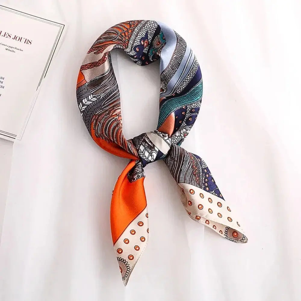 Waylynn Celeste Silk Scarves - Luxurious Silk Accessory For Neck, Headband Or Bag