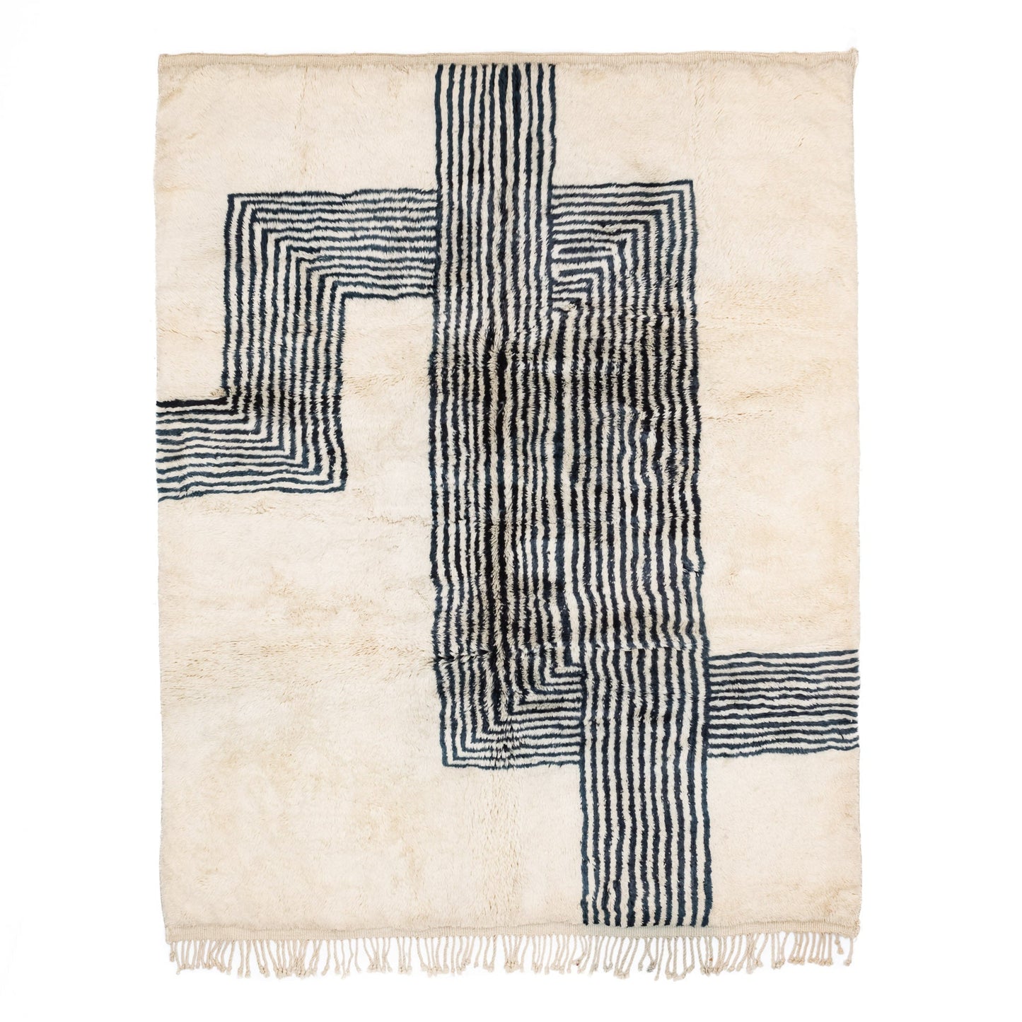 Chords - Luxury Shag Moroccan Rug - TrendAura