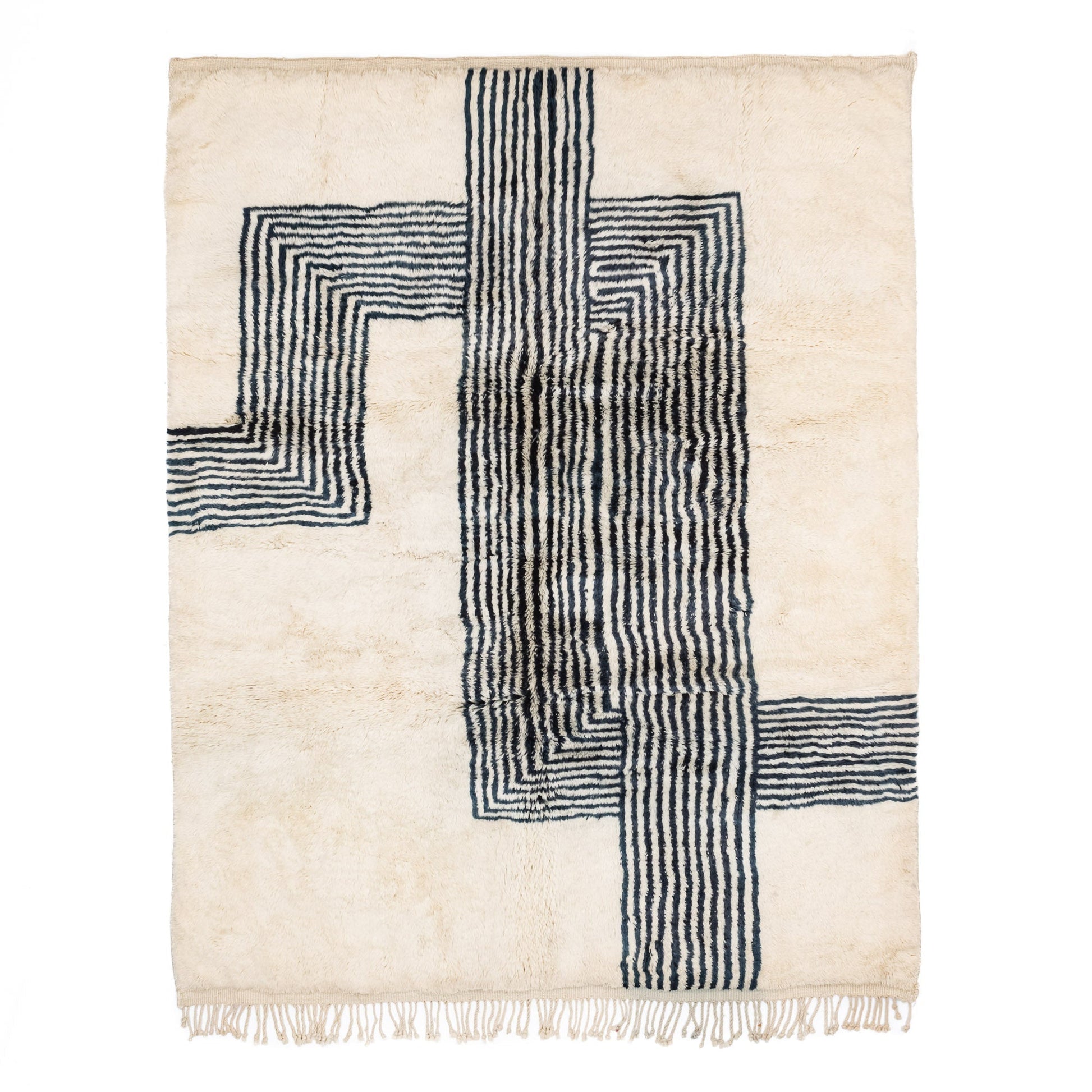 Chords - Luxury Shag Moroccan Rug - TrendAura