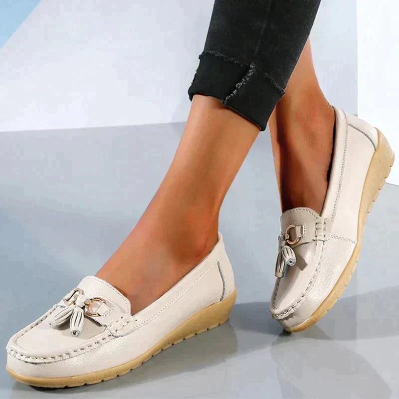 Beatrix | Women's Loafers made of high-quality leather for stylish elegance