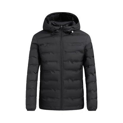 Connor Men's Hooded Winter Puffer Jacket by TrendAura Warm Insulated Windproof Outerwear