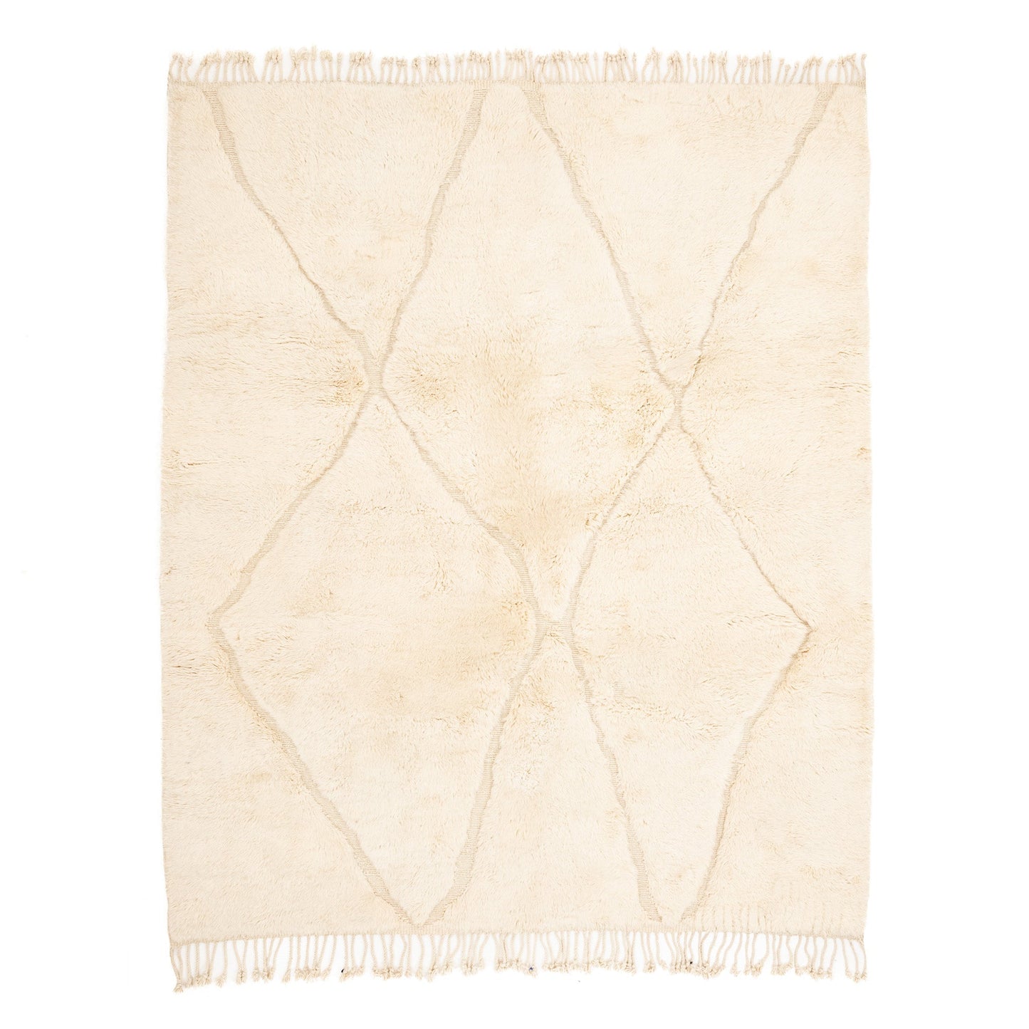 Cross-Roads - Luxury Shag Moroccan Rug - TrendAura