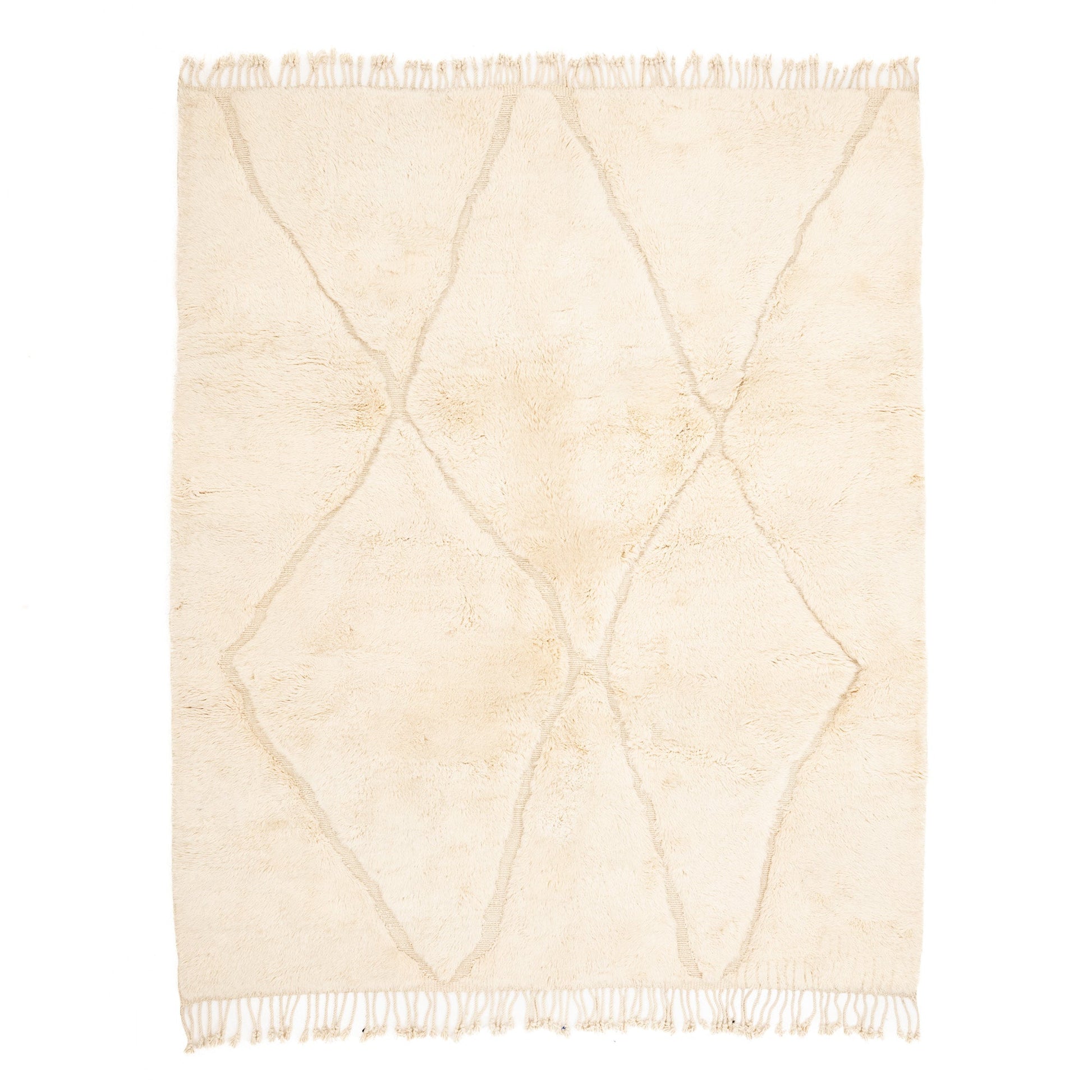 Cross-Roads - Luxury Shag Moroccan Rug - TrendAura
