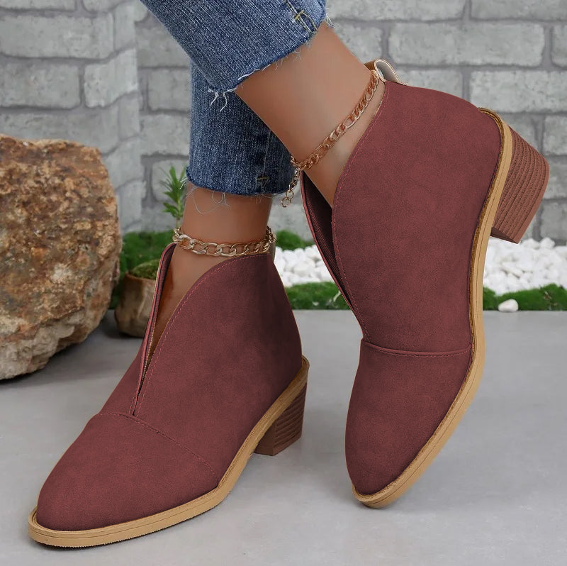 Leontine Heeled Ankle Boots for Women Elegant Comfort