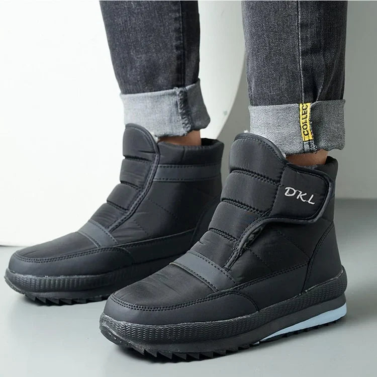 NorthStep Women Snow Boots Warm Waterproof Non Slip Ankle Boots With Plush Lining